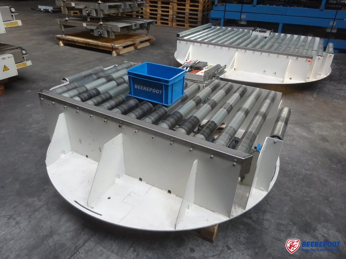 Roterende rollenbaanwissel